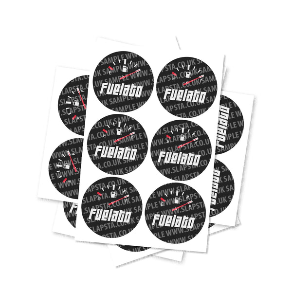 Fuelato Circular Stickers - SLAPSTA