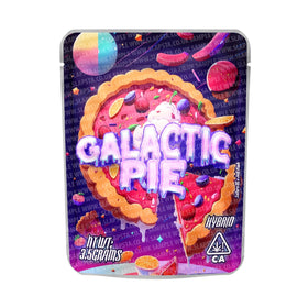 Galactic Pie Mylar Pouches Pre-Labeled