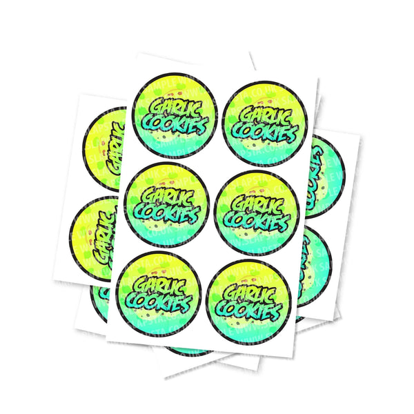 Garlic Cookies Circular Stickers - SLAPSTA