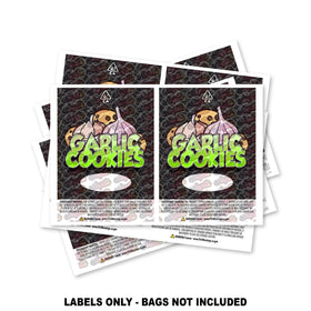 Garlic Cookies Mylar Bag Labels ONLY