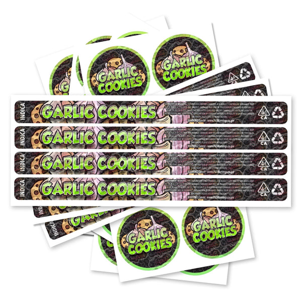 Garlic Cookies Pre-Labeled 3.5g Self-Seal Tins - SLAPSTA