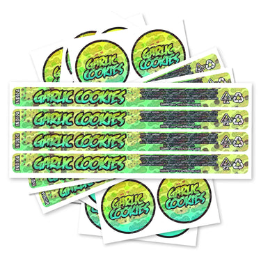 Garlic Cookies Pre - Labeled 3.5g Self - Seal Tins - 60pcs
