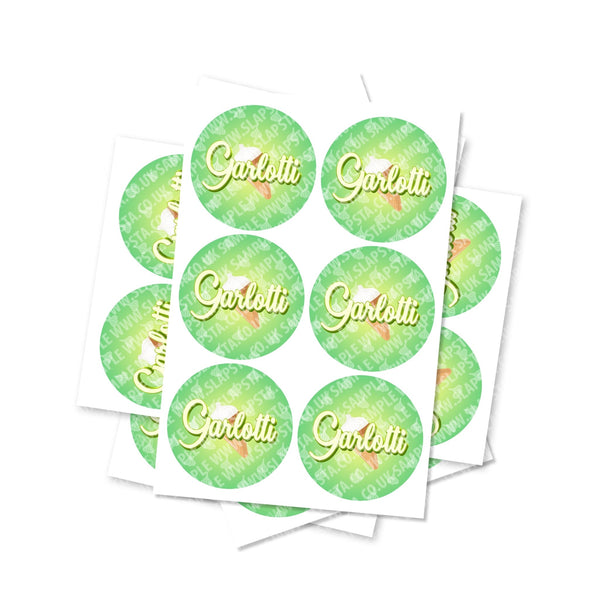 Garlotti Circular Stickers - SLAPSTA