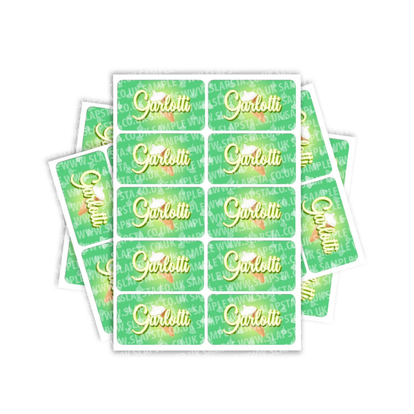 Garlotti Rectangle / Pre-Roll Labels - SLAPSTA