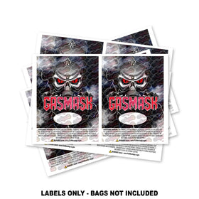 Gas Mask Mylar Bag Labels ONLY