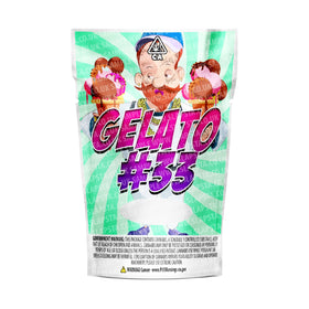 Gelato #33 Mylar Pouches Pre-Labeled