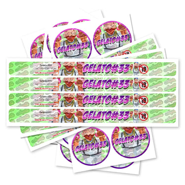 Gelato 33 Pre - Labeled 3.5g Self - Seal Tins - 60pcs