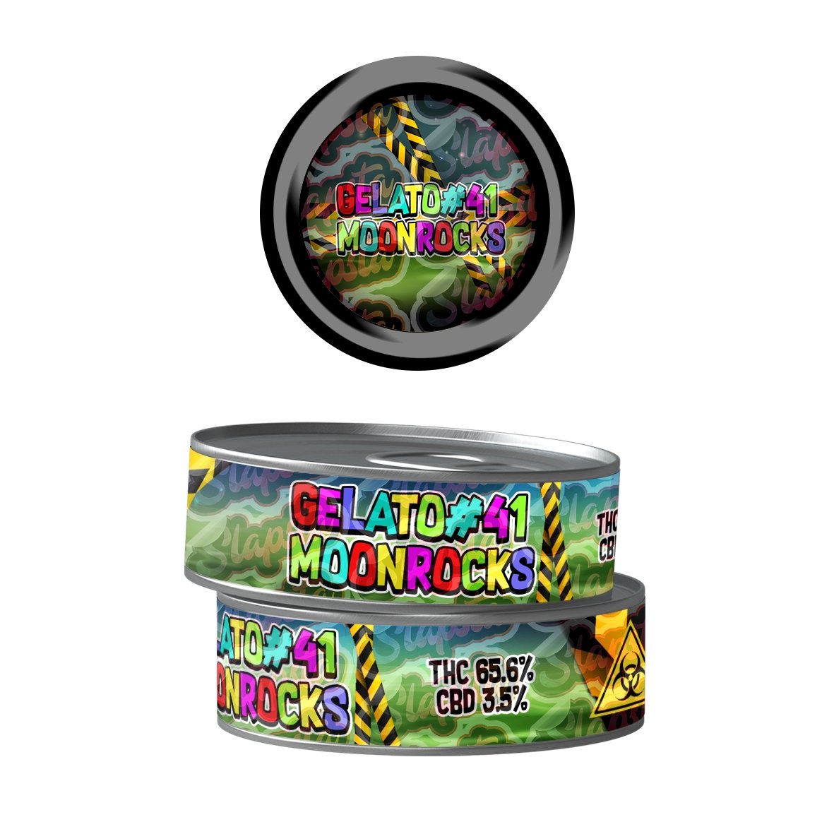 SLAPSTA - Gelato 41 Moonrocks Pre-Labeled 3.5g Self-Seal Tins