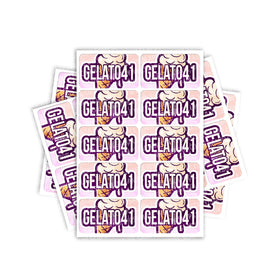 Étiquettes pré-enroulées/rectangulaires Gelato 41