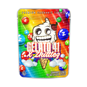 Gelato 41 Zkittlez Mylar Pouches Pre-Labeled