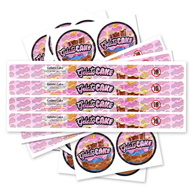Gelato Cake Pre - Labeled 3.5g Self - Seal Tins - 60pcs