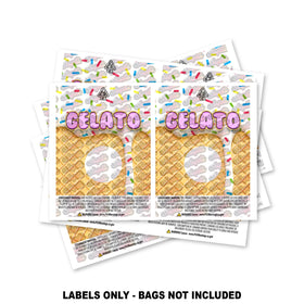 Gelato Mylar Bag Labels ONLY