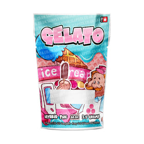 Sachets de glace Mylar pré-étiquetés