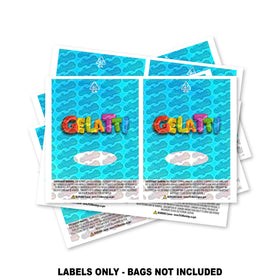 Gelatti Mylar Bag Labels ONLY