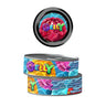 Gelly Pre - Labeled 3.5g Self - Seal Tins - 60pcs