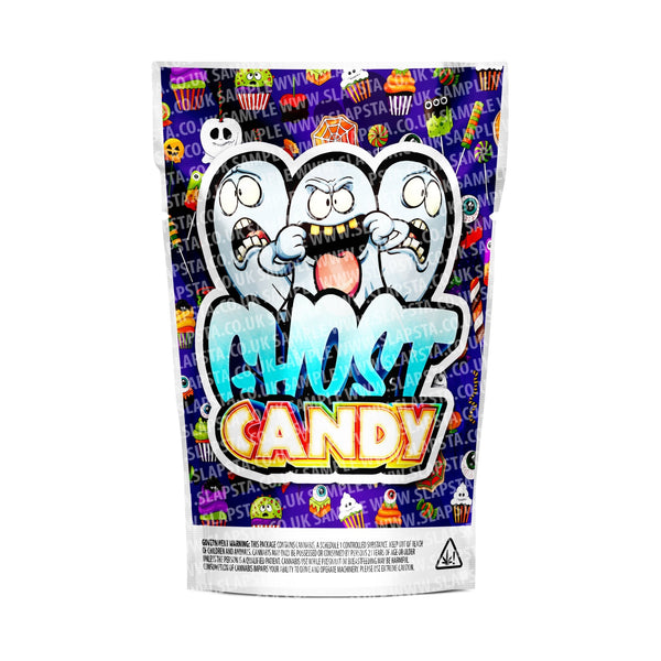 Ghost Candy Mylar Pouches Pre-Labeled - SLAPSTA