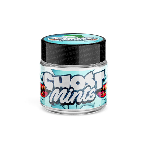Ghost Mints Glass Jars Pre-Labeled - SLAPSTA