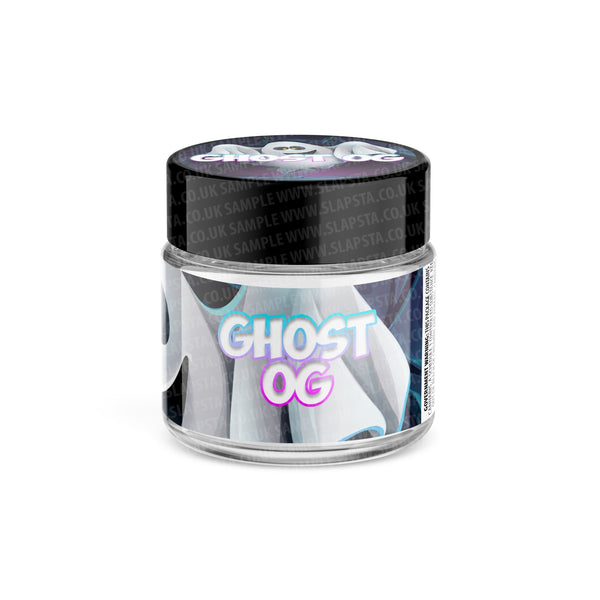 Ghost OG Glass Jars Pre-Labeled - SLAPSTA