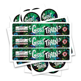 Ghost Train Glass Jar / Tamper Pot Labels