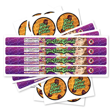 Girl Scout Cookies Pre - Labeled 3.5g Self - Seal Tins - 60pcs