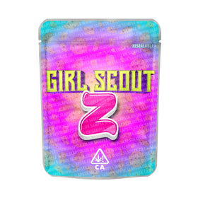 Girl Scout Z Mylar Pouches Pre-Labeled