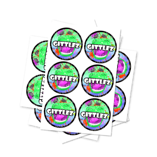 Gittlez Circular Stickers - SLAPSTA