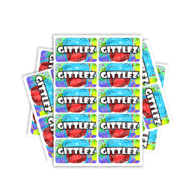 Étiquettes rectangulaires/pré-enroulées Gittlez