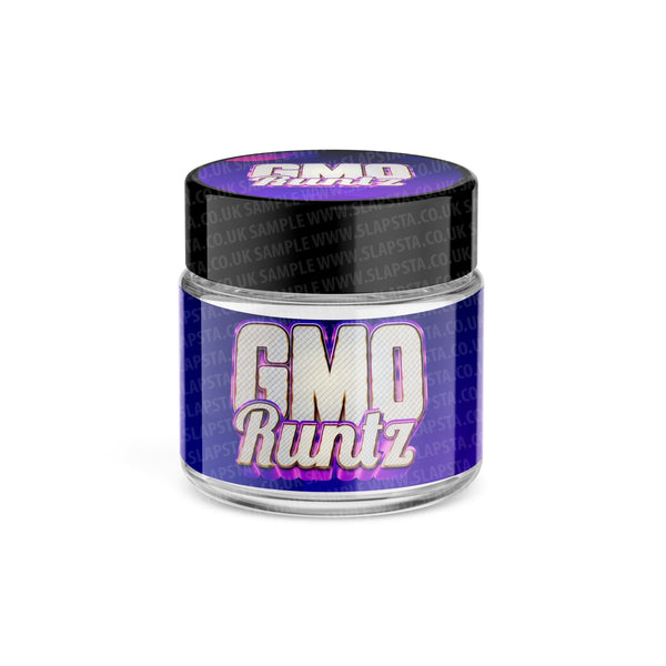 GMO Runtz Glass Jars Pre-Labeled - SLAPSTA