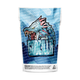 Godzilla Mylar Pouches Pre-Labeled