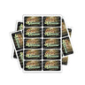 Gold Amnesia Rectangle / Pre-Roll Labels - Pre-Roll (10.16cm x 6.7cm) / 10