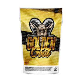 Golden Goat Mylar Pouches Pre-Labeled