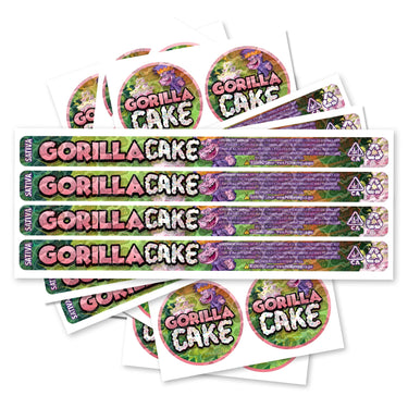 Gorilla Cake Pre - Labeled 3.5g Self - Seal Tins - 60pcs