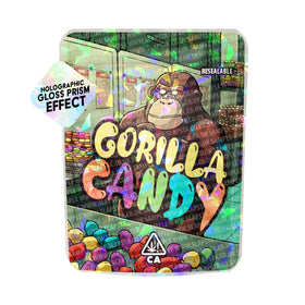 Gorilla Candy SFX Mylar Pouches Pre-Labeled