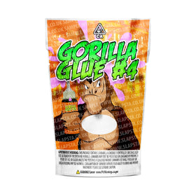 Lot de 4 sachets Mylar pré-étiquetés Gorilla Glue