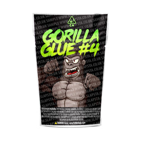 Sachets Mylar Gorilla Glue pré-étiquetés