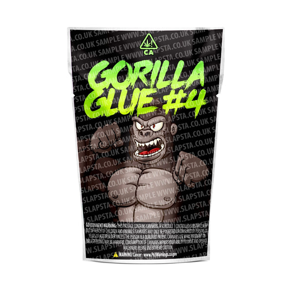 Gorilla Glue Mylar Pouches Pre-Labeled - SLAPSTA