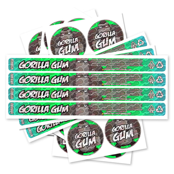 Gorilla Gum Pre-Labeled 3.5g Self-Seal Tins - SLAPSTA