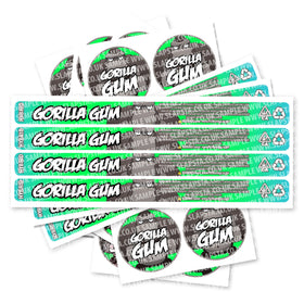 Gorilla Gum Pressitin Strain Labels
