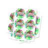 Gorilla Zkittlez Circular Stickers - 2.5cm