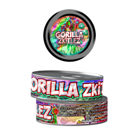 Boîtes auto-scellantes pré-étiquetées Gorilla Zkittlez de 3,5 g