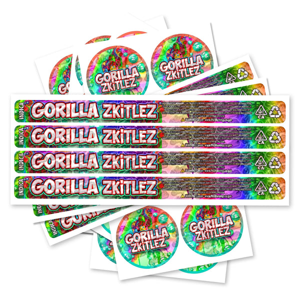 Gorilla Zkittlez Pre-Labeled 3.5g Self-Seal Tins - SLAPSTA