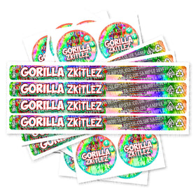 Gorilla Zkittlez Pressitin Strain Labels