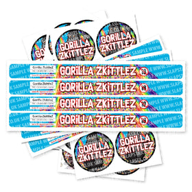 Gorilla Zkittlez Pressitin Strain Labels