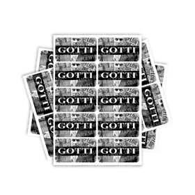 Étiquettes rectangulaires / pré-enroulées Gotti