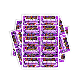 Étiquettes rectangulaires / pré-enroulées Grape Drank