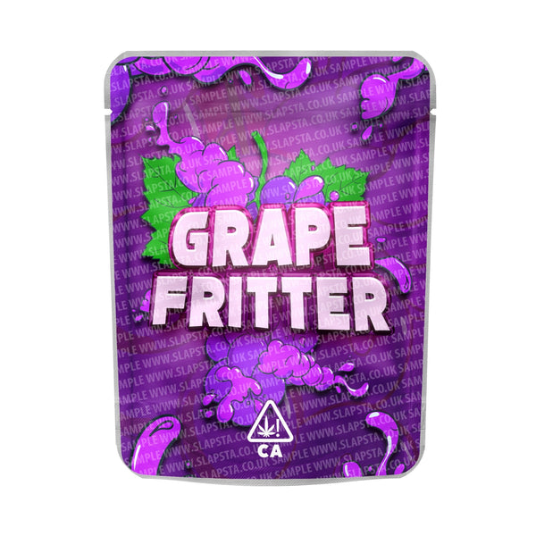 Grape Fritter Mylar Pouches Pre-Labeled - SLAPSTA