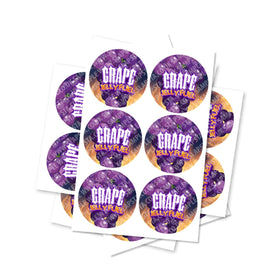 Grape Jelly Fuel Circular Stickers