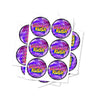 Grape Kush Circular Stickers - 2.5cm