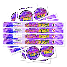 Grape Kush Pressitin Strain Labels