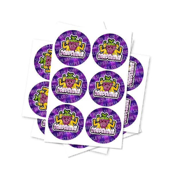 Grapenana Circular Stickers - SLAPSTA